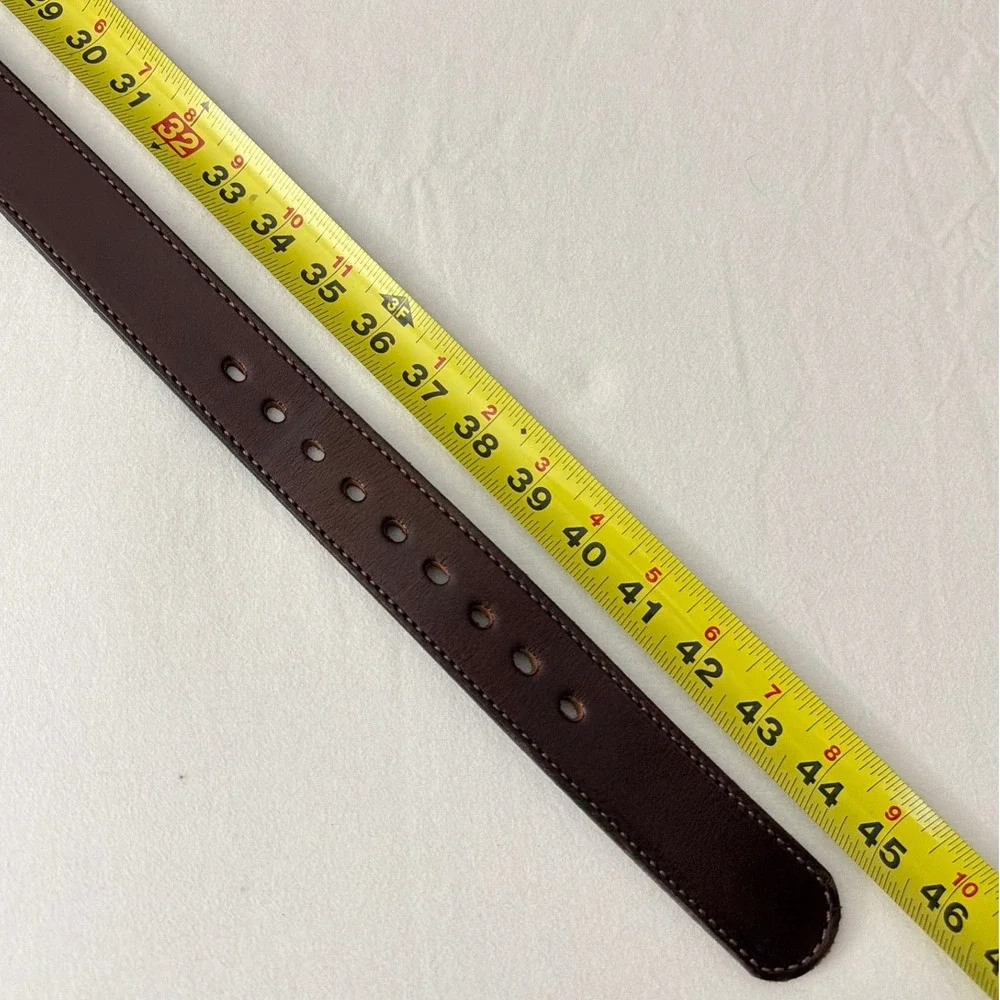 Bullhide Belts Mens Brown Leather Belt 100336 Made in USA Size 36